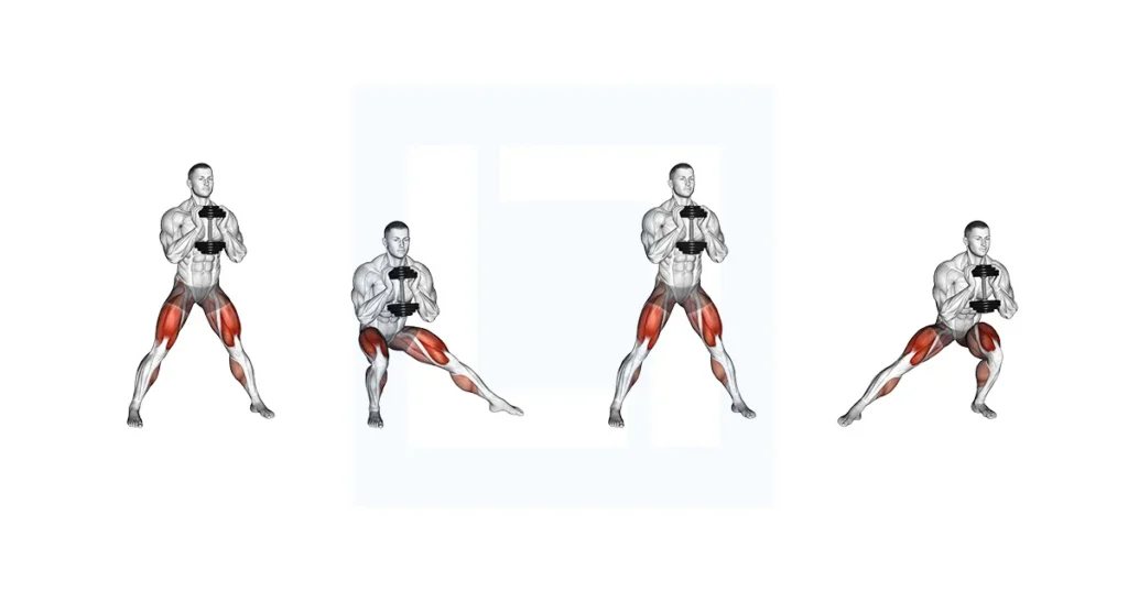 Dumbbell Side Squat